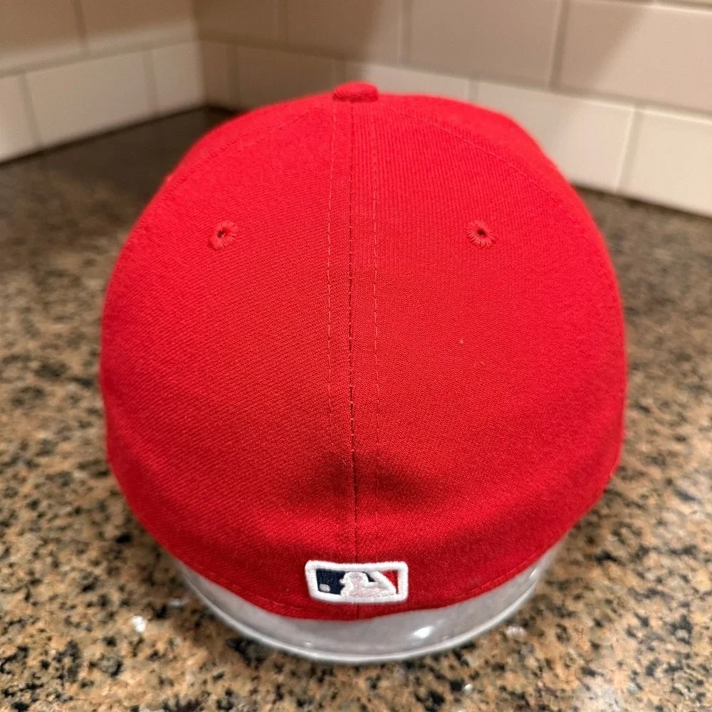 Cleveland Indians New Era 59FIFTY Hat Cap 7 1/2 Made‎ in USA MLB Baseball